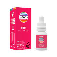 Photograph of product: Pink 1:1 Moods Tincture (Balance - Exhale & Chill) $29