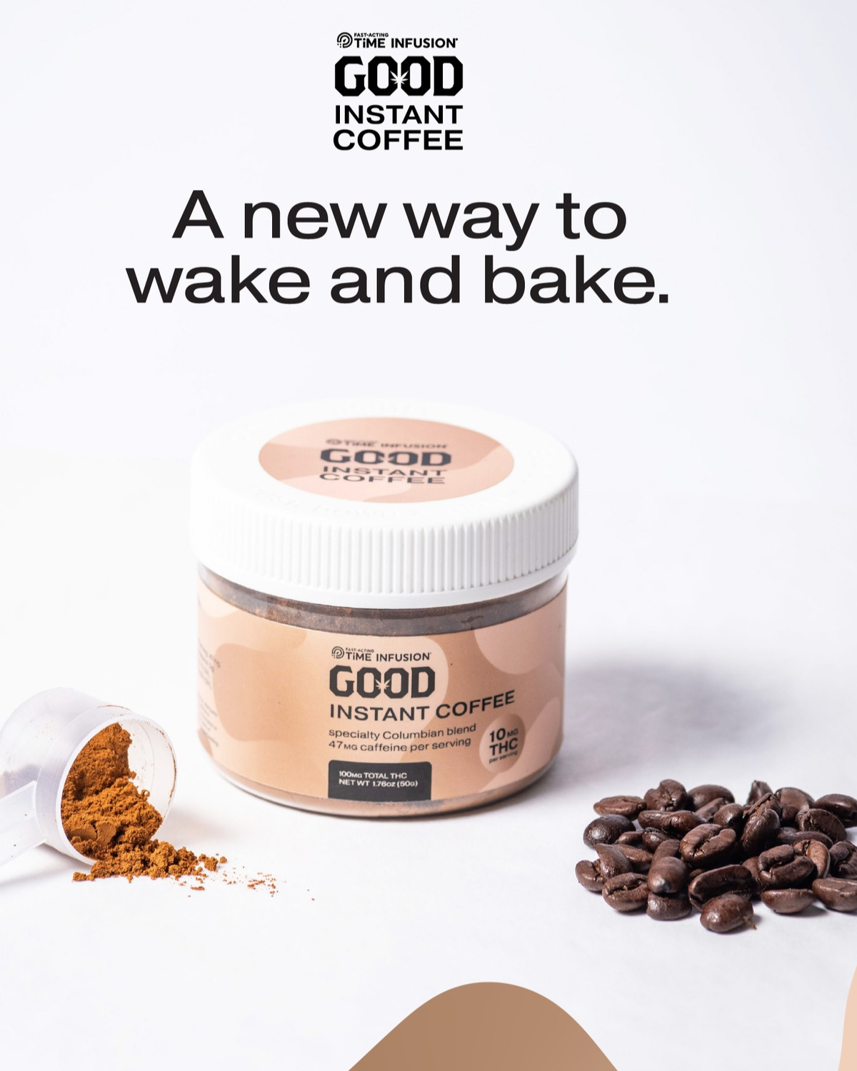 Photograph of product: INSTANT COFFEE GOOD 100MG