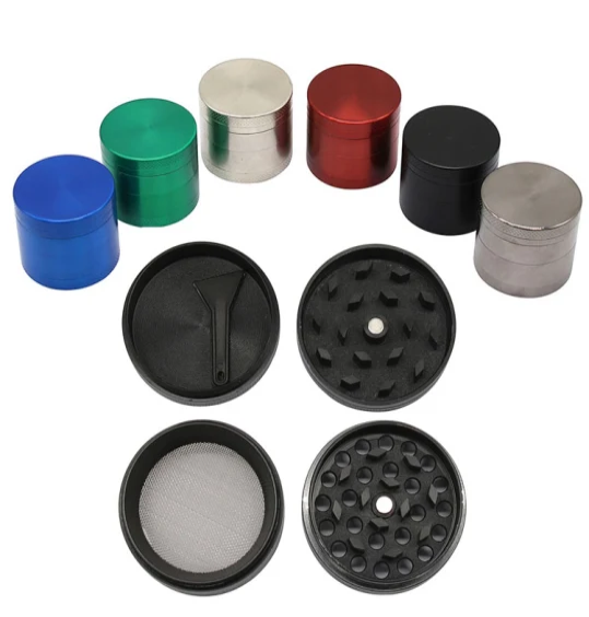 Photograph of product: 50mm 4pc Zinc Grinder | Green