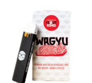 Photograph of product: Clout King - Wagyu - .5g Live au chocolat Rosin Disposable