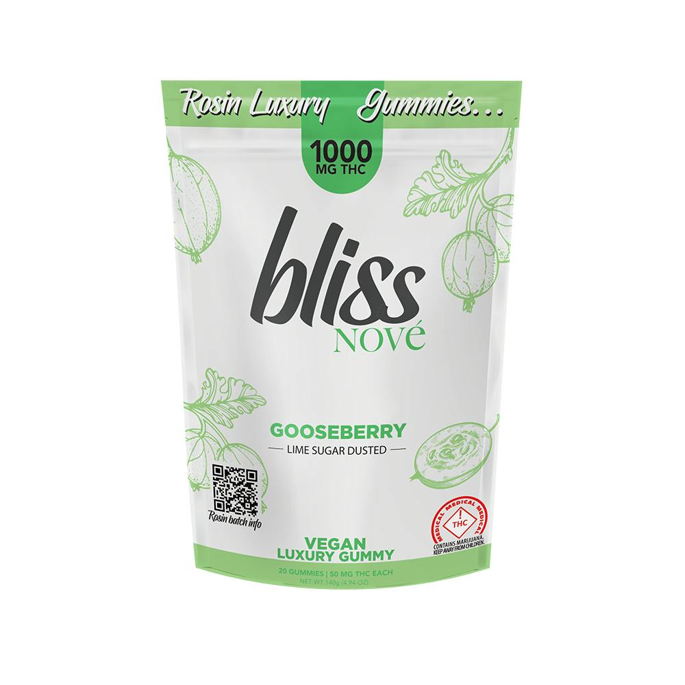 Photograph of product: Nove Rosin Gummies Gooseberry 1000mg