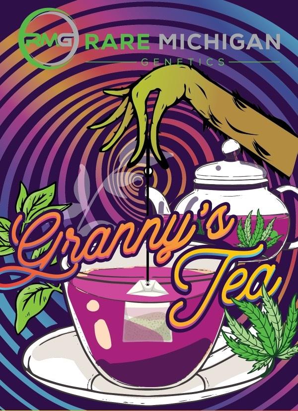 Photograph of product: Rare MI Genetics | Granny's Tea | Flower | 3.5g