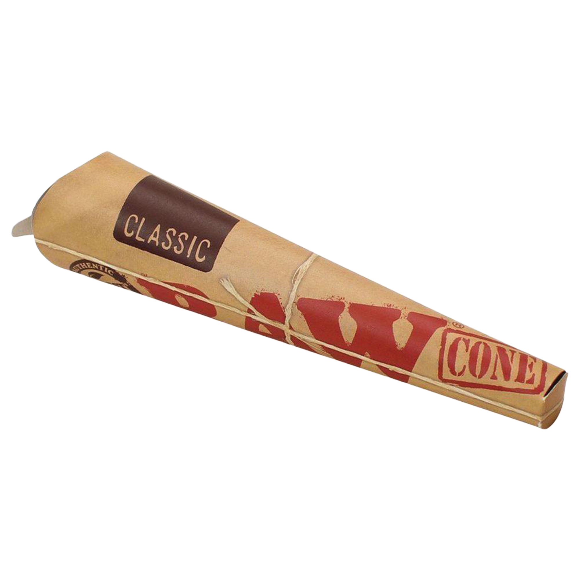 Photograph of product: RAW Classic Cones - 1 1/4 Size - 6 cones per pack