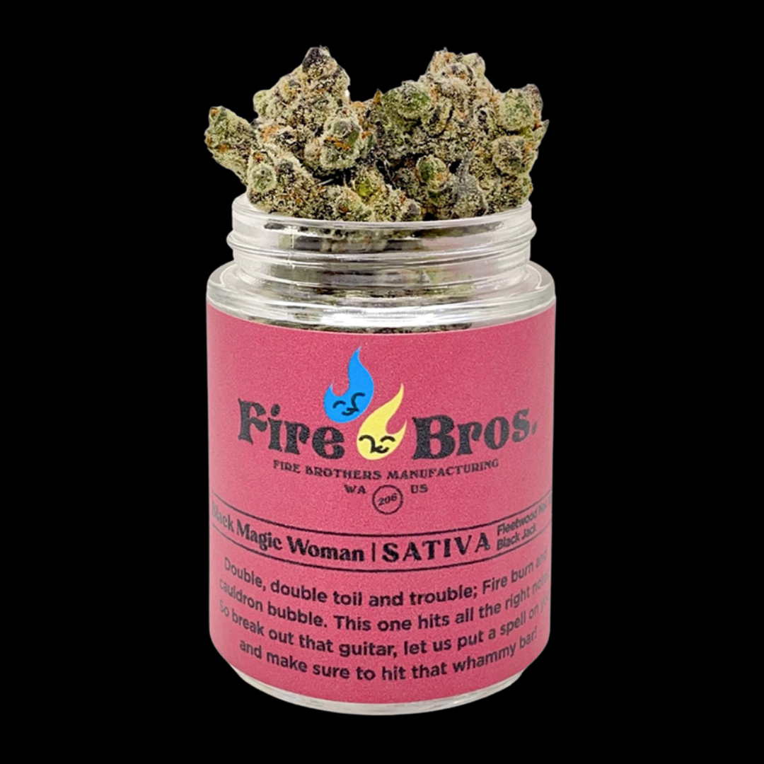 Photograph of product: Black Magic Woman DOH Approved Flower Fire Bros. - 1g