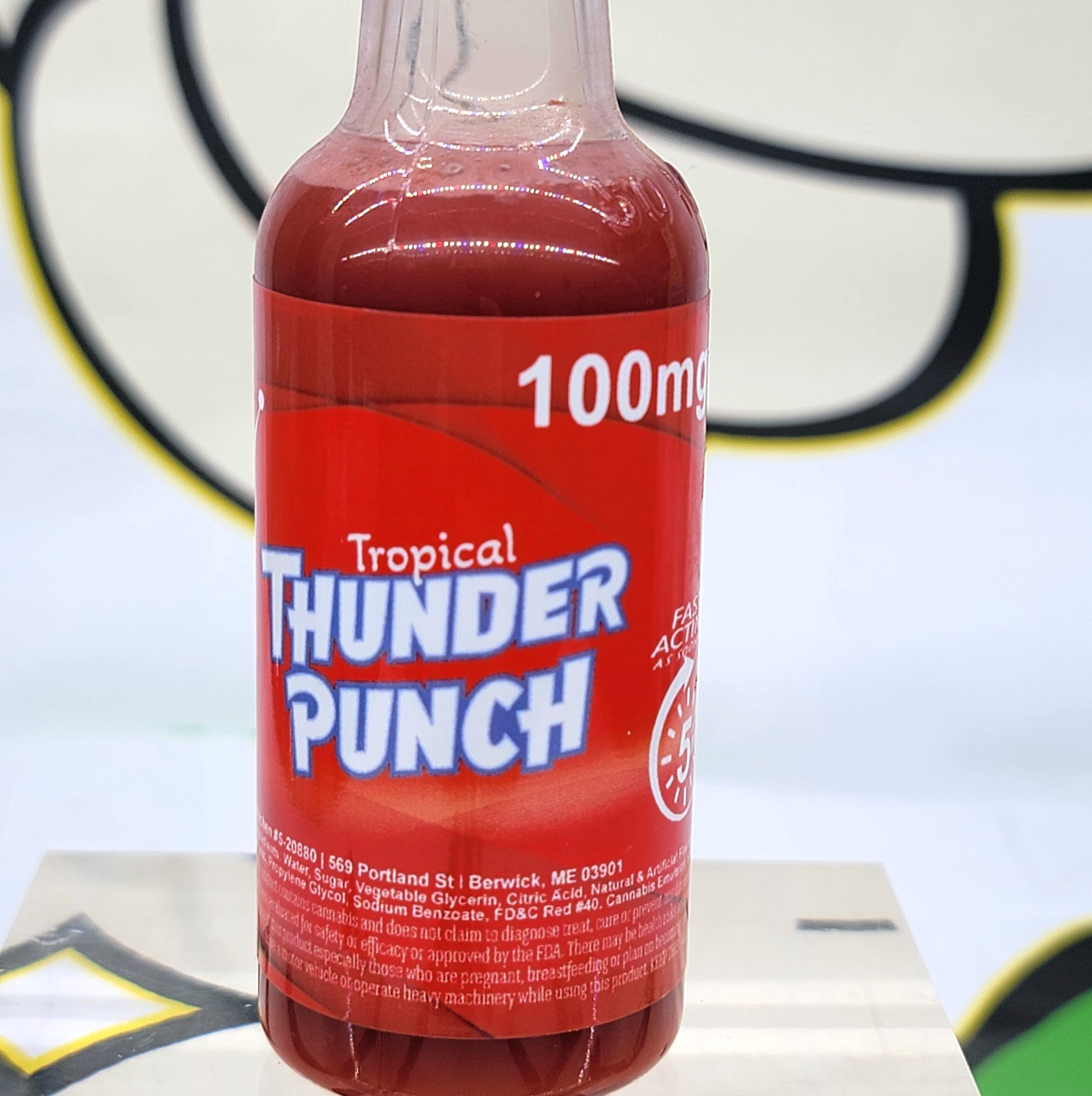 Photograph of product: EkkoEssence - 100mg Thunder Punch Fast Acting Shot