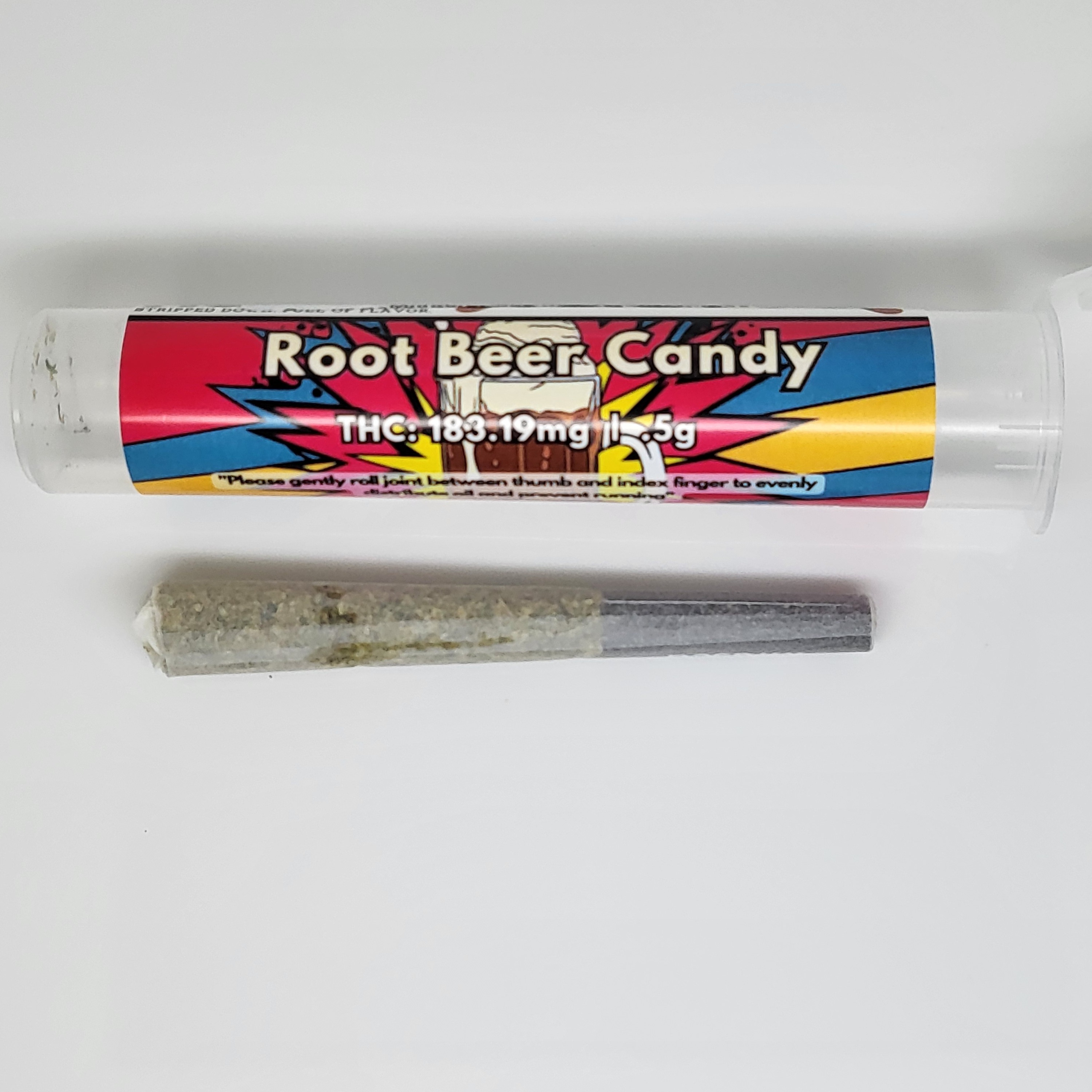Photograph of product: Root Beer Candy 0.5g Infused Joint by Midnight Sun