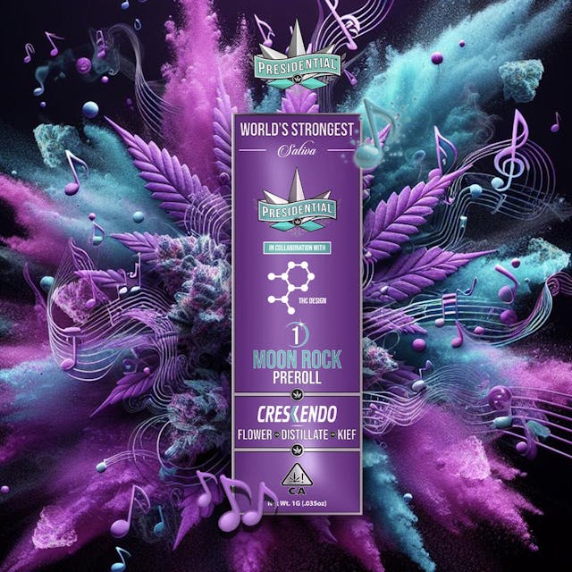 Photograph of product: Crescendo x TH-oui Design Moonrock Pre-Roll 1g - Sales Floor