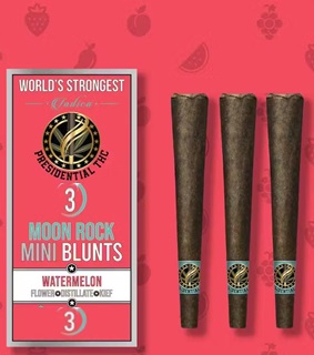 Photograph of product: Presidential | Watermelon (I) /3pk Mini IPR Blunt Pack