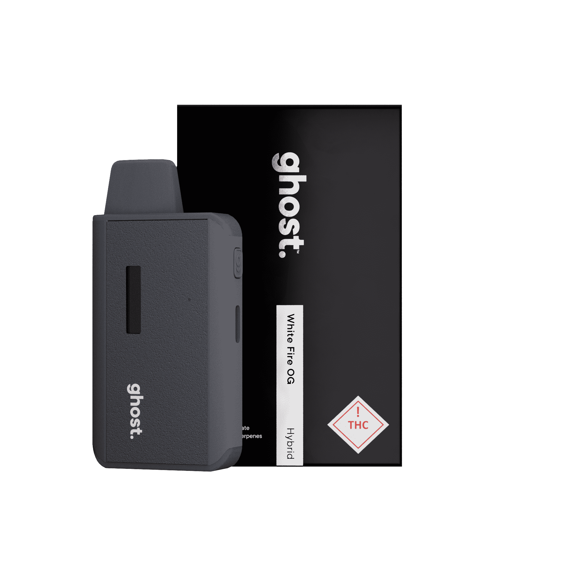 Photograph of product: Ghost | 2g Cart | White Fire OG | Oui'd