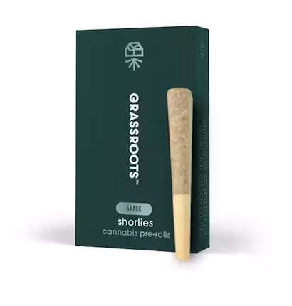 Photograph of product: Banana Papaya [Five 0.4g Pre Rolls] || Grassroots