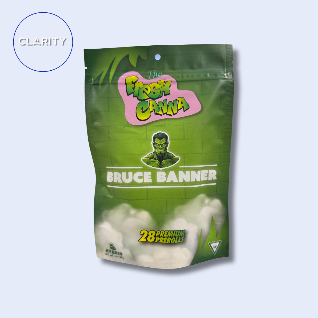 Photograph of product: Fresh Canna Pre-roll 28pk | Bruce Banner