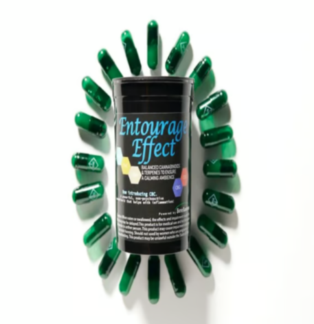 Photograph of product: Beneleaves | 110mg | Edibles | Capsules | 22 Pack | Entourage Micro
