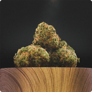 Photograph of product: HIGH PEAKS | JAR FLOWER | PURPLE SUNSET - 3.5g