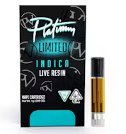 Photograph of product: Platinum Vape Live Resin Hippie Crasher Cart