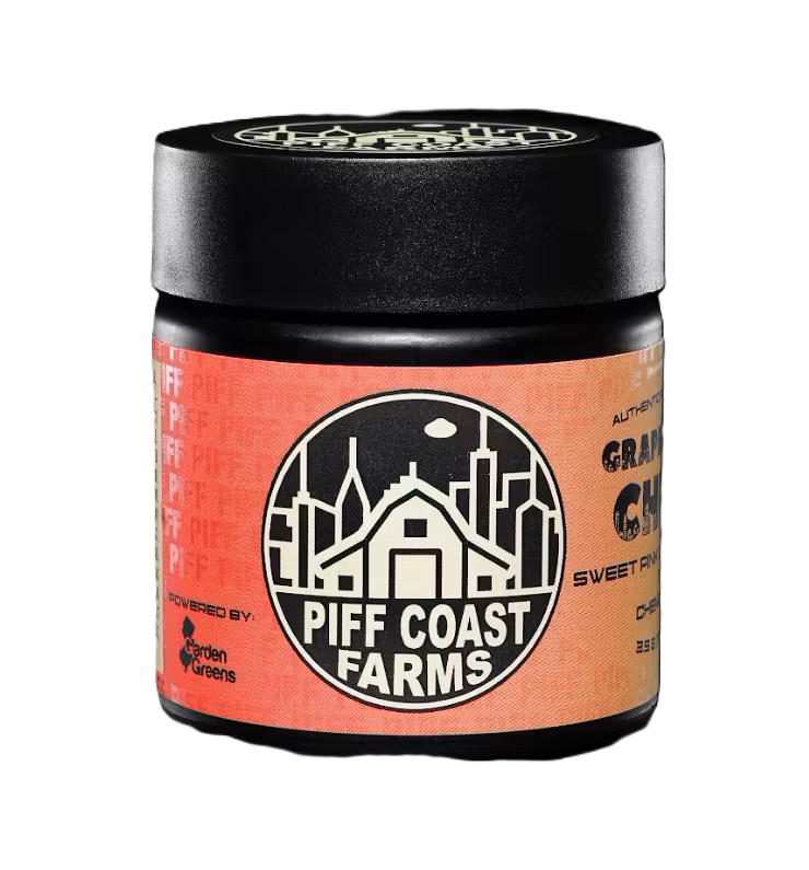 Photograph of product: Piff Coast Farms - Grapefruit Chem Full Buds 3.5g