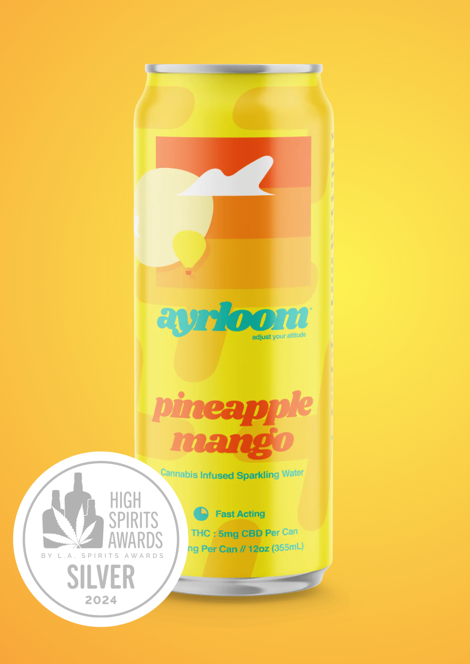 Photograph of Product: Ayrloom AU- Beverage 12oz - 2:1 - Pineapple Mango