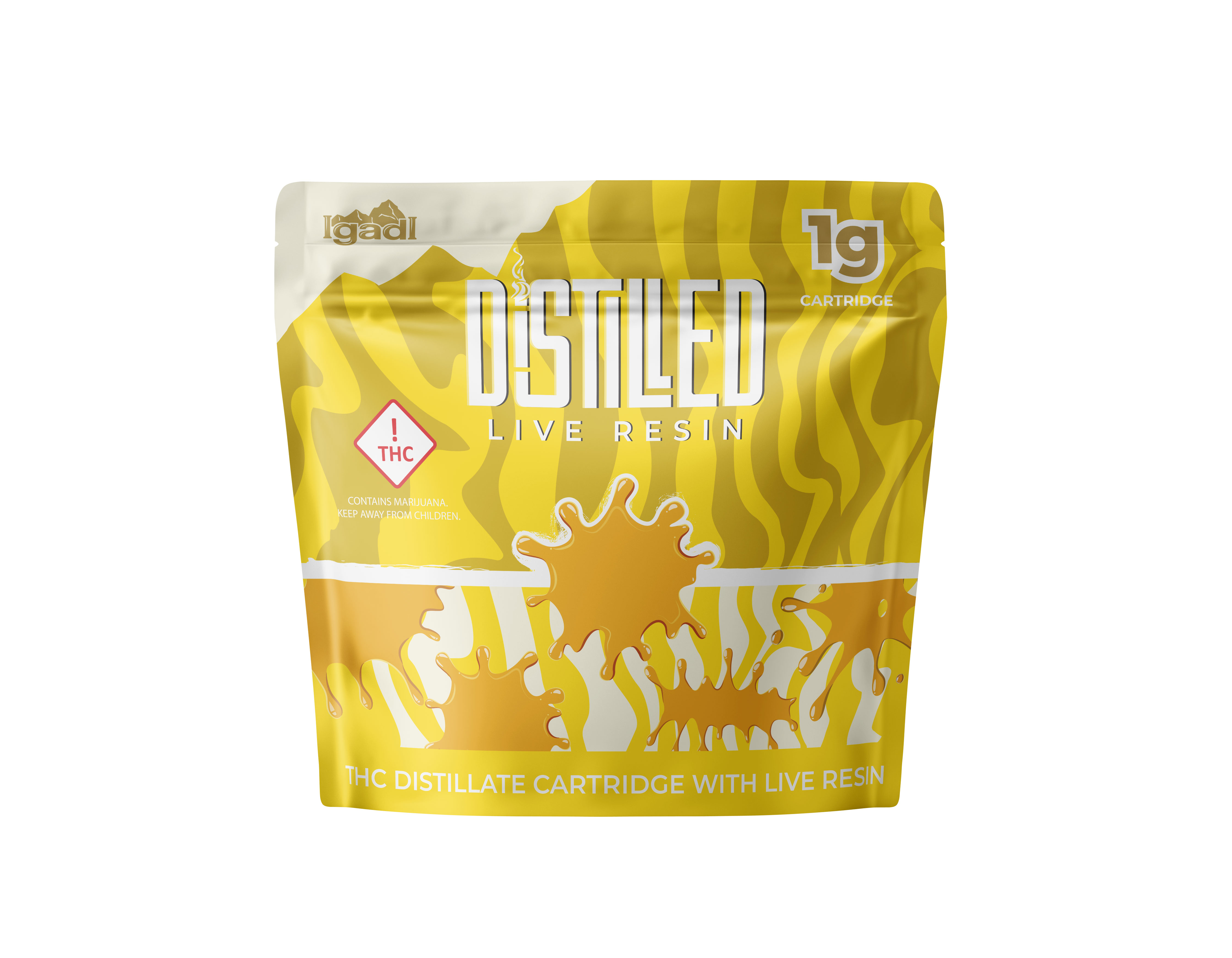 Photograph of product: IgadI | Distilled 2g Live Resin Cartridge | Lavender Jones (Oui'd)