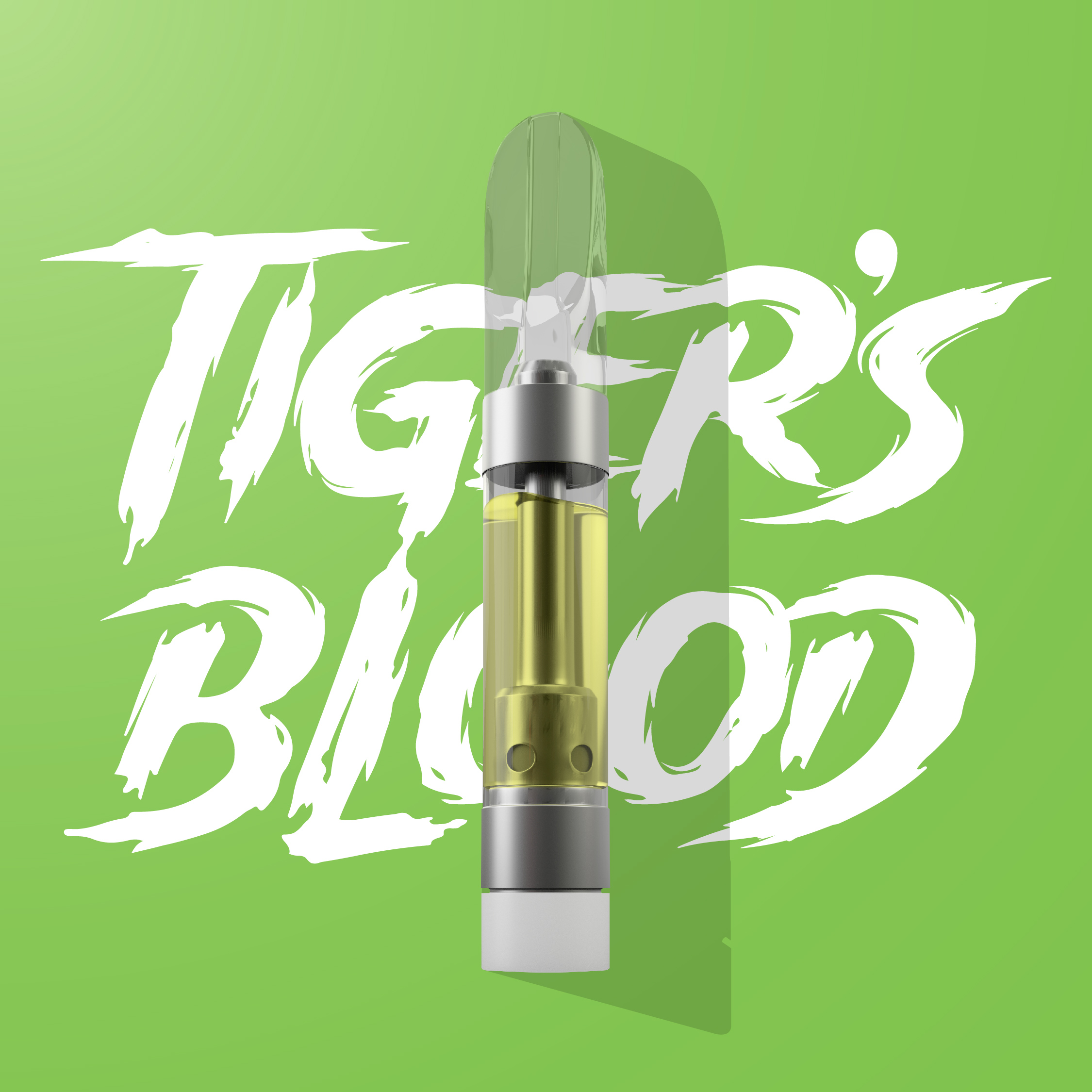 Photograph of product: Cartridge | Crystal Clear | Tiger Blood [Distillate] | 1g