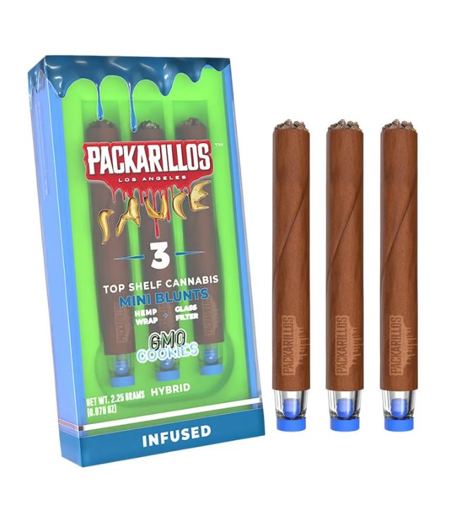 Photograph of product: GMO Cookies | Infused Blunt 3pk