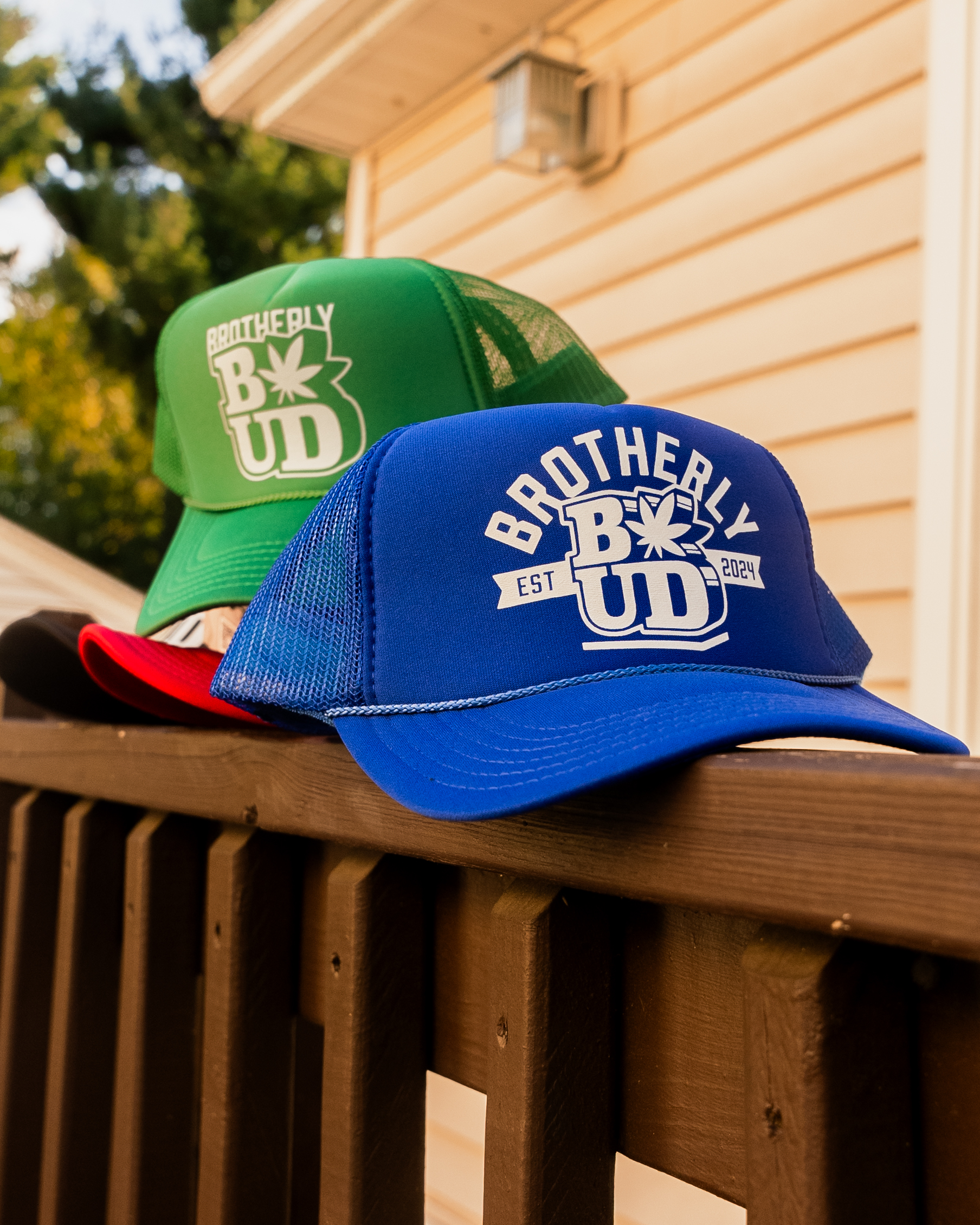 Photograph of product: Brotherly Bud Mesh Trucker Hat