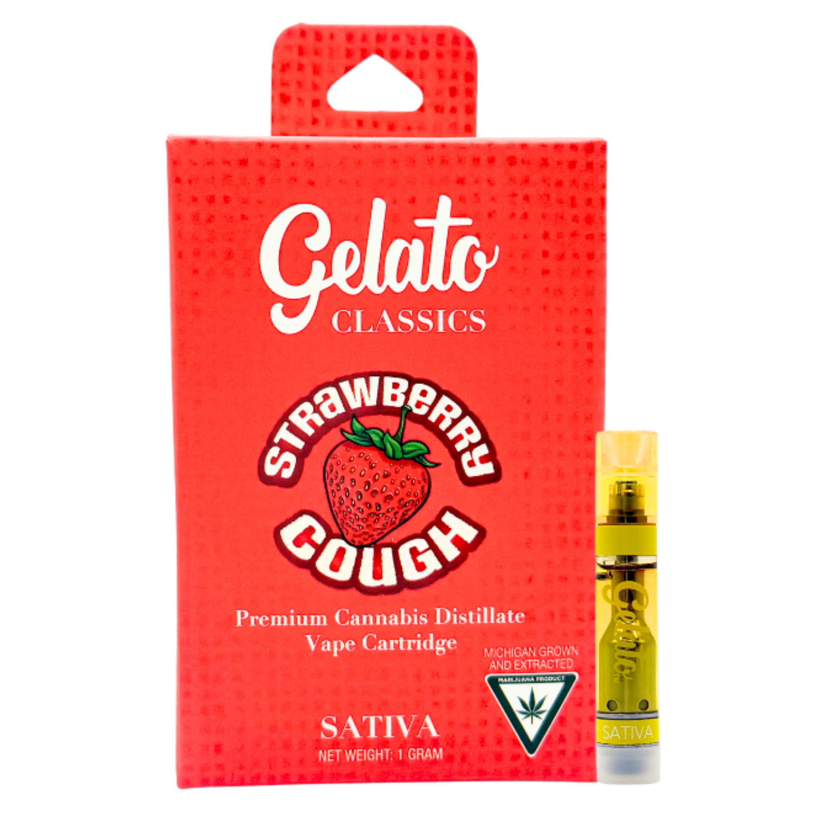 Photograph of product: Gelato | 1g Cartridge | Strawberry Cough