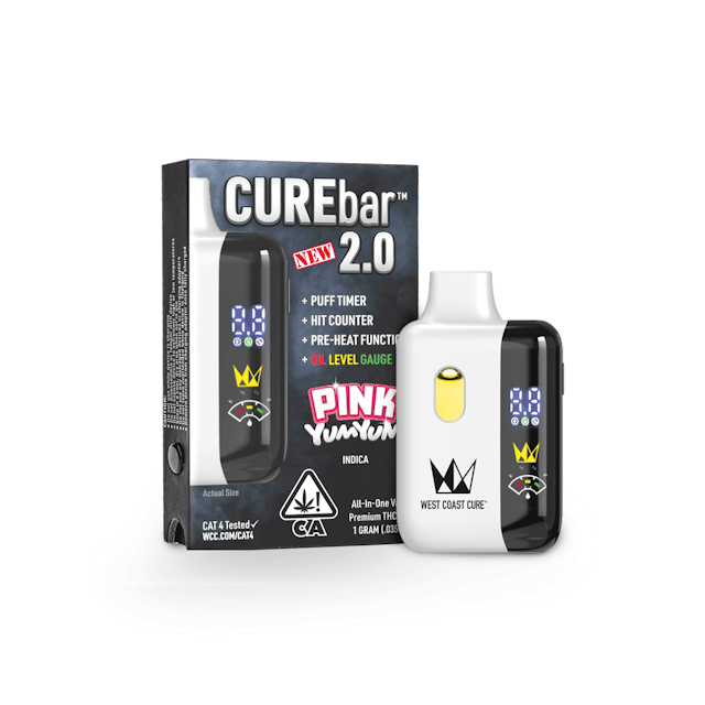 Photograph of product: Pink Yum Yum| AIO 1G CUREbar 2.0 - 