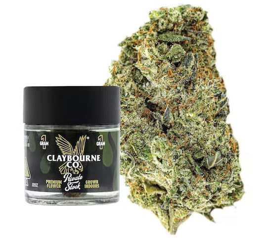 Photograph of product: Claybourne 3.5g King Louis OG