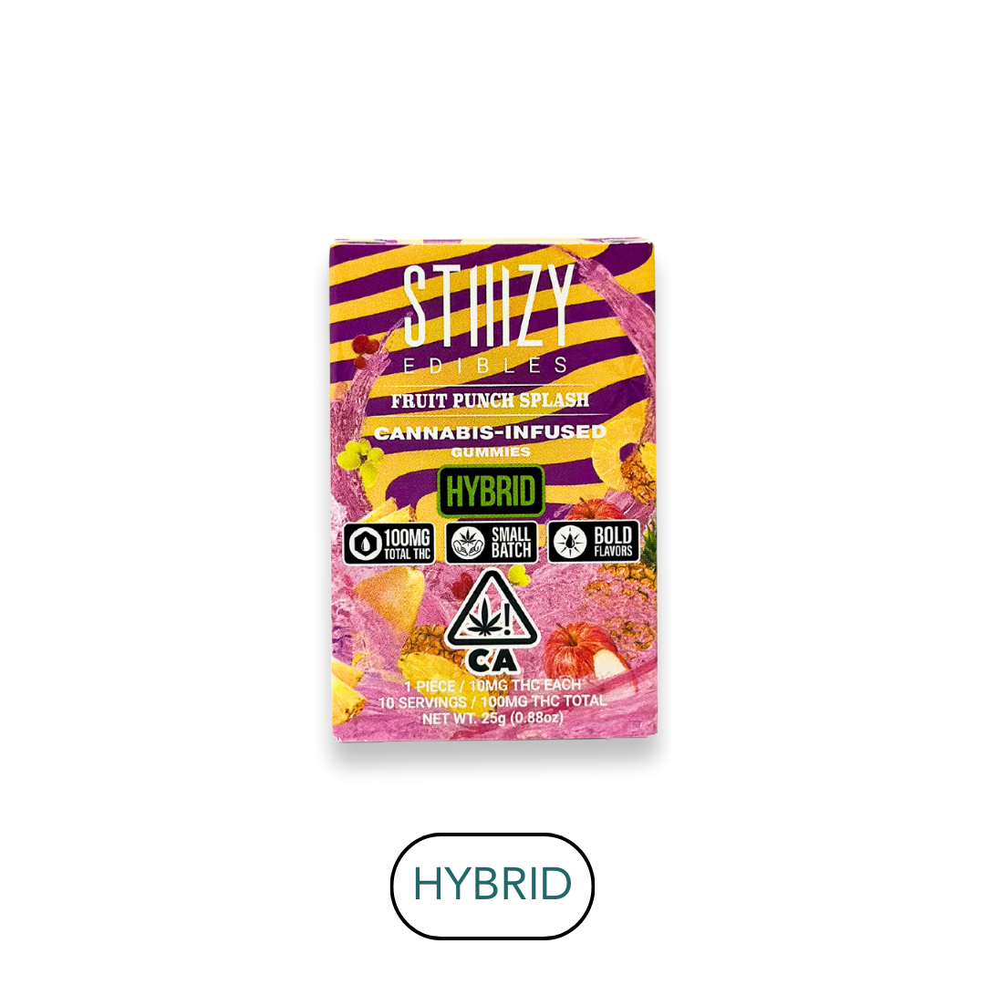 Photograph of product: Fruit Punch Splash - Gummies - 10mg - 10pk