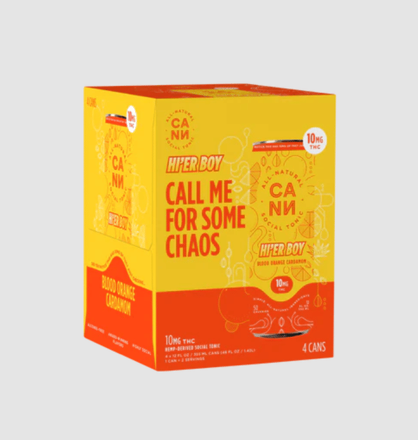 Photograph of product: Hi'er Boys | Blood Orange | 4pk 12oz Can - 