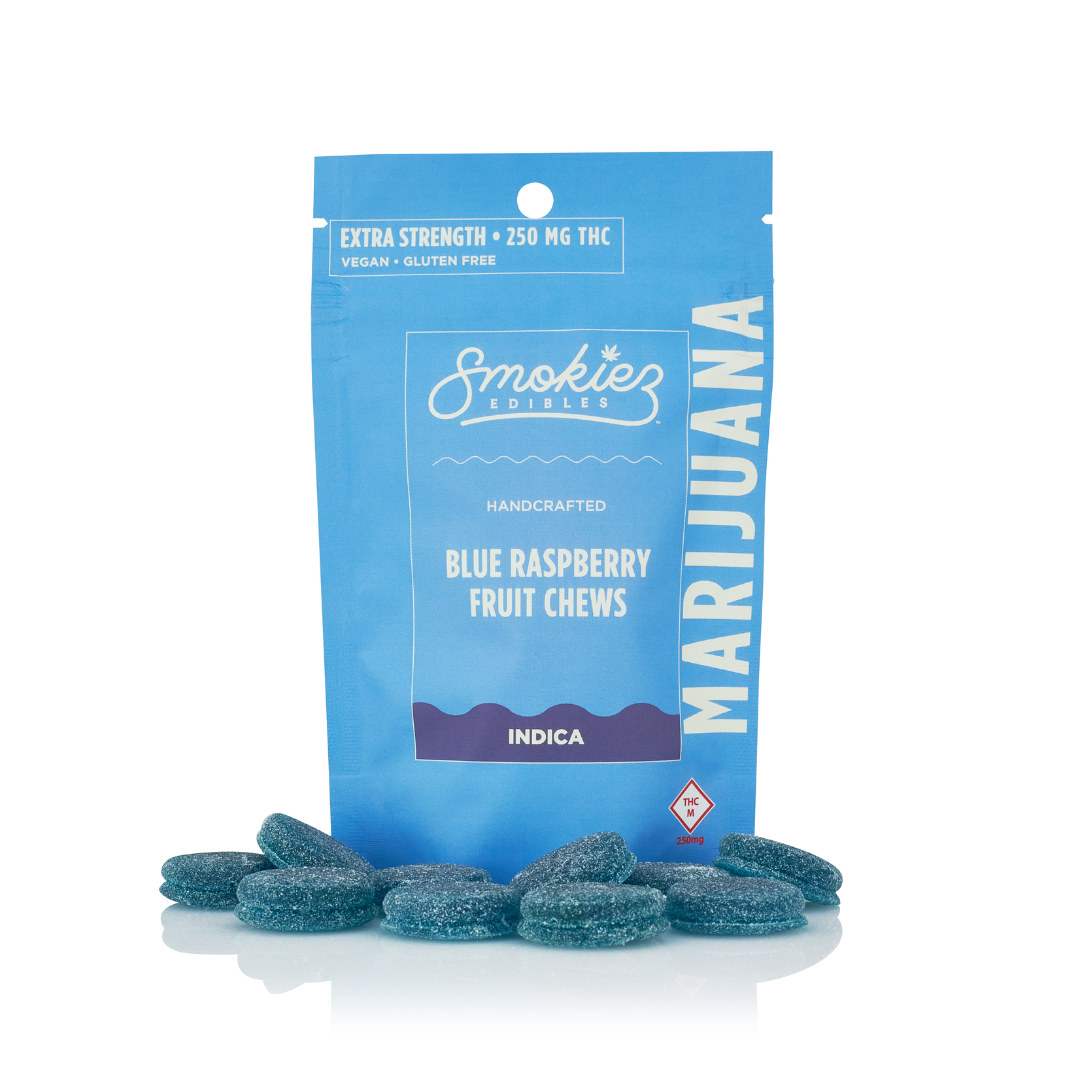 Photograph of product: Sweet Blue Raspberry | Fruit Chews 250mg
