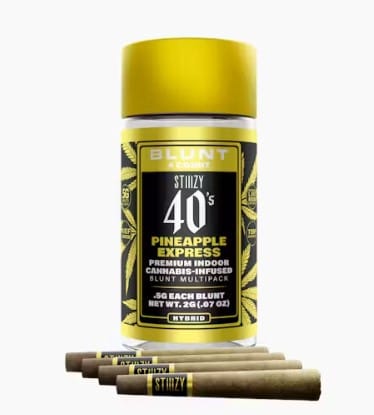 Photograph of product: $37.49 Mini Blunt Pineapple Express Stiiizy 40s - 