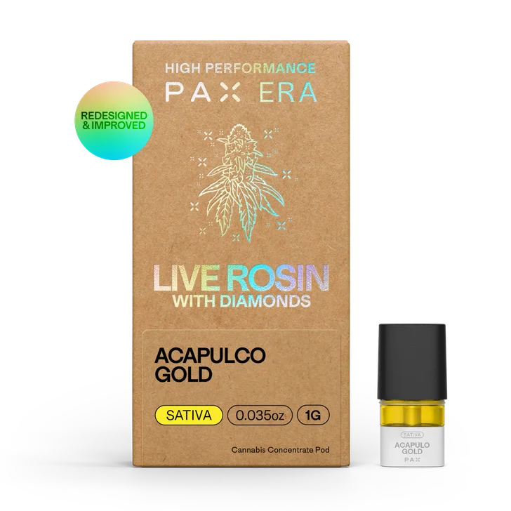 Photograph of product: Acapulco Gold | Live Rosin | PAX Pod | 1g
