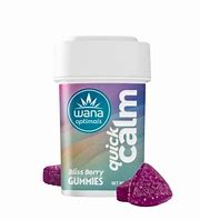 Photograph of product: Bliss Berry Quick Calm Gummies 420mg 20 Pack 10:10:1 CBD:CBG:THC
