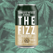 Photograph of Product: GINGER ROOT THE FIZZ 100MG SODA