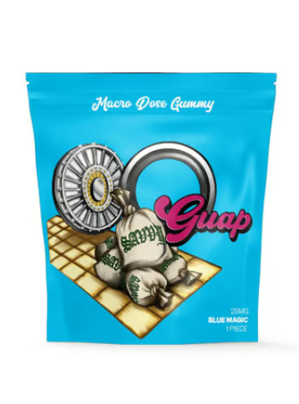 Photograph of product: Savvy Guap - Blue Magic 25mg 1pk Gummy