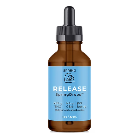 Photograph of product: Release | 390mg TH-oui : 60mg CBN