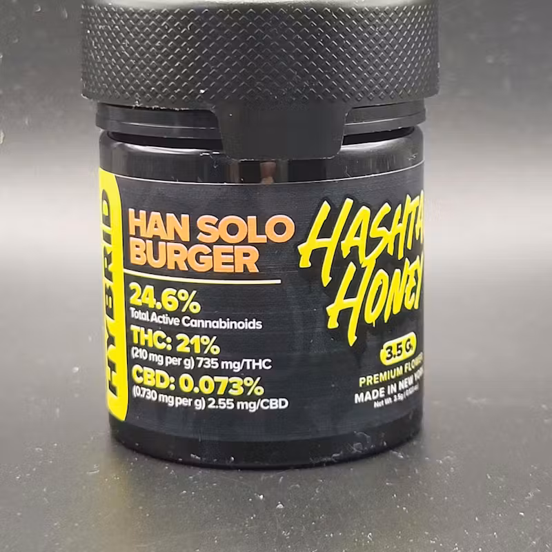 Photograph of product: au chocolattag Honey | Han Solo Burger flower, jar 3.5g