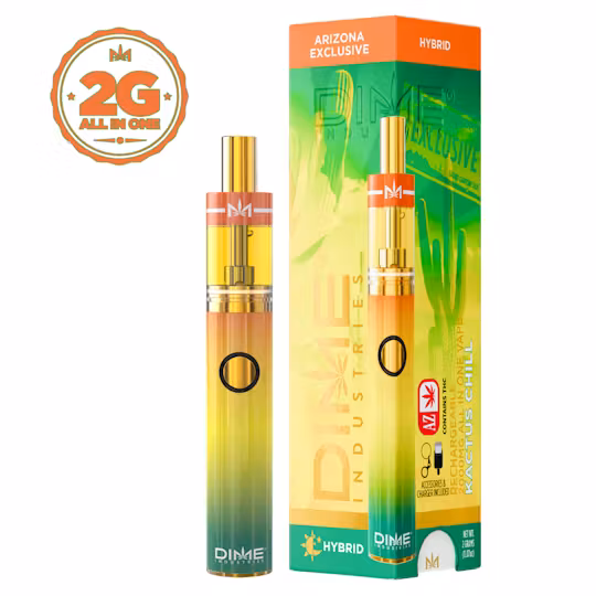 Photograph of product: Dime Disposable Vape 2g Cactus Chill