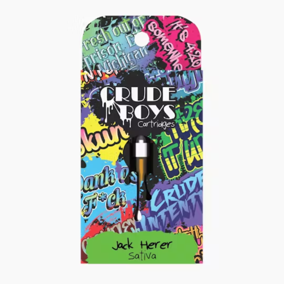 Photograph of product: Crude Boys - 510 Cart - Jack Herer