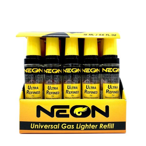 Photograph of product: Neon | Universal Gas Lighter Refill | 0.6 fl oz