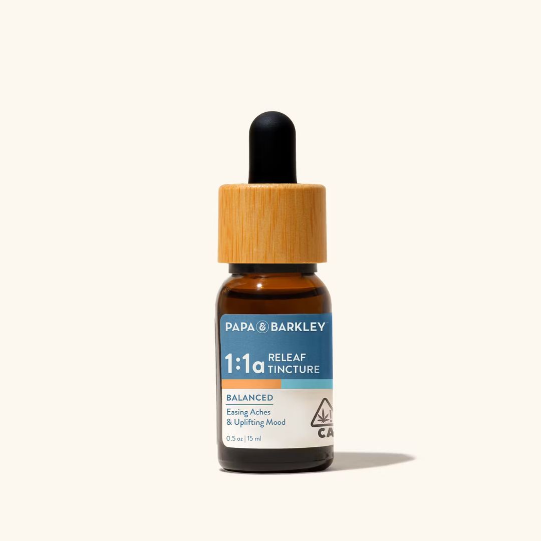 Photograph of product: Papa & Barkley - 1:1 TH-ouia/CBD Tincture 15ml