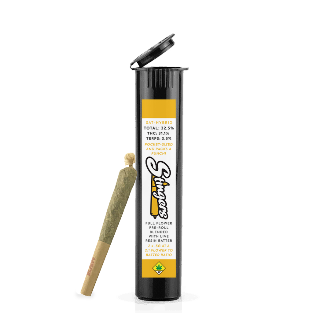 Photograph of product: Stingers - Pineapple Bride Inf Preroll 1g
