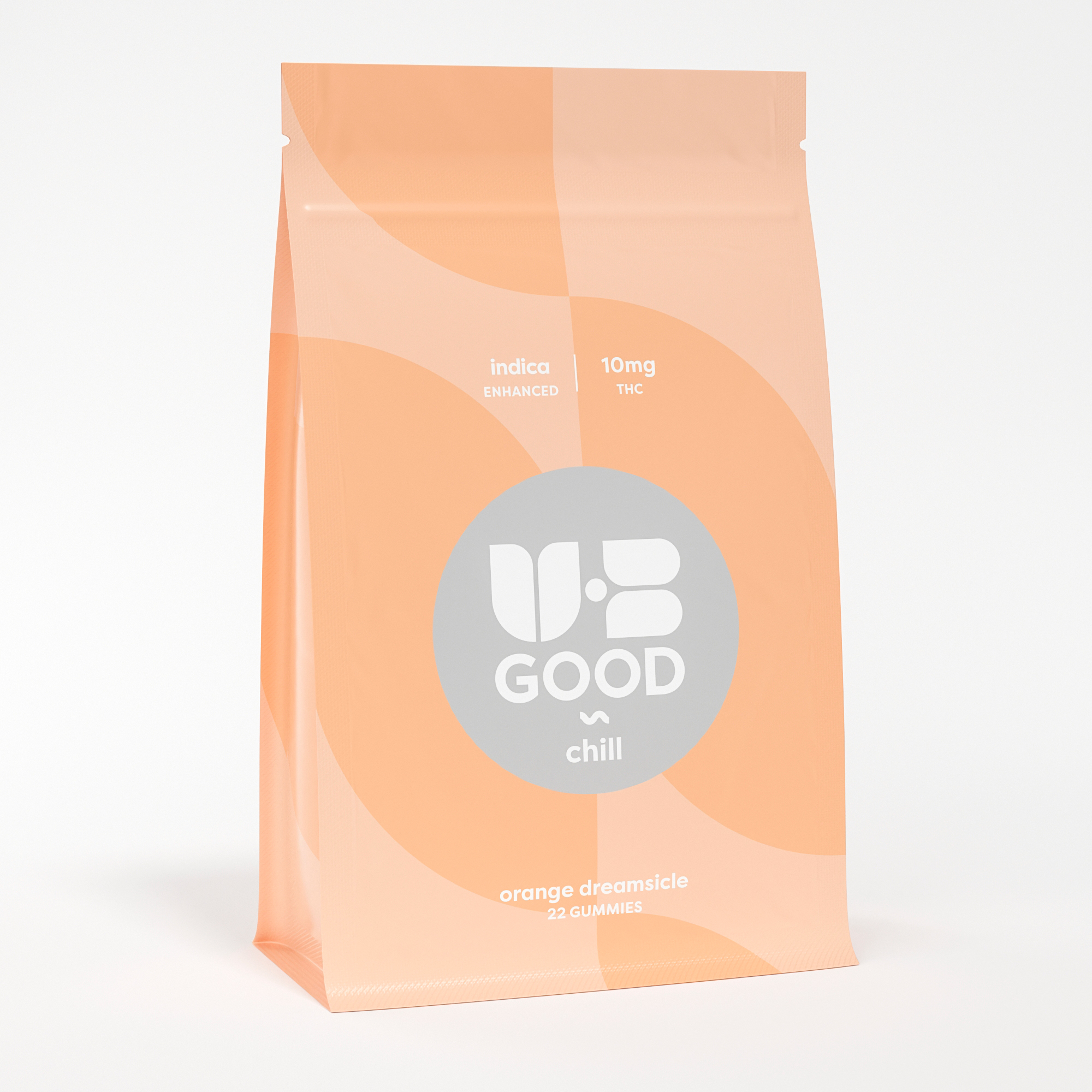 Photograph of product: UB GOOD | Orange Dreamsicle Chill 10pk | 100mg Gummies
