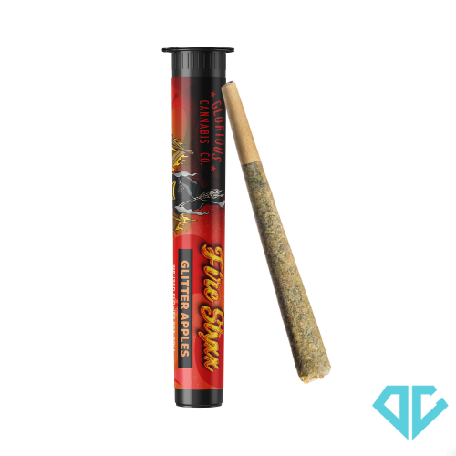 Photograph of product: Fire Styxx Glitter Apples Infused Pre-Roll 1g