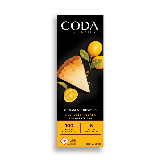 Photograph of Product: Coda Bar Cream & Crumble 100mg