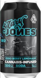 Photograph of product: Berry Lemonade (H) 12oz Zero Sugar Soda 100mg - Mary Jones
