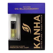 Photograph of product: Cartridge - Kanha - OG Blackberry (IH) - 0.5g
