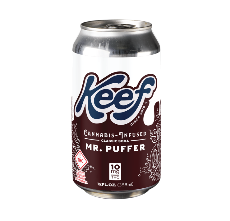Photograph of product: Mr. Puffer "Infused Soda" [10mg TH-oui] || Keef