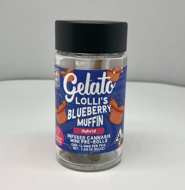 Photograph of product: Blueberry Muffin Lolli's Joint 5Pk - 