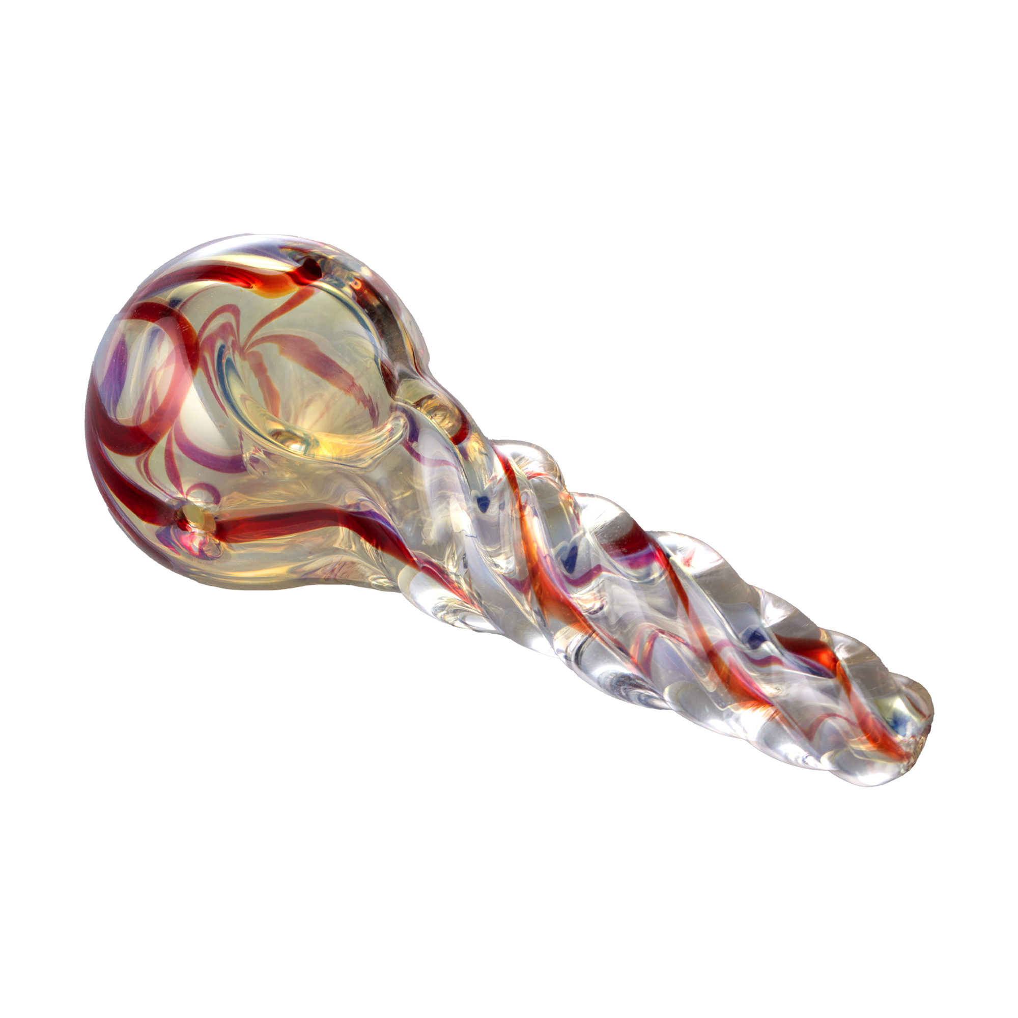 Photograph of product: Twist Spoon Model B | Clear Red